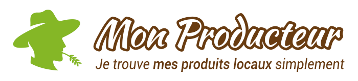 Logo Mon Producteur, horizontale Version, farbig (700 × 160 px)